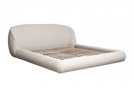Кровать Palazzo 180 без мех.шенилл экрю Natur Ecru 215*240*90см Garda Decor