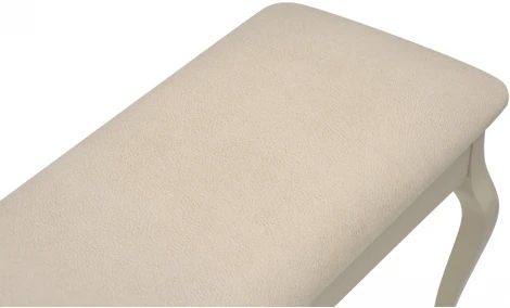 Банкетка Woodville Хиль дуб сонома / ткань бежевая 515159