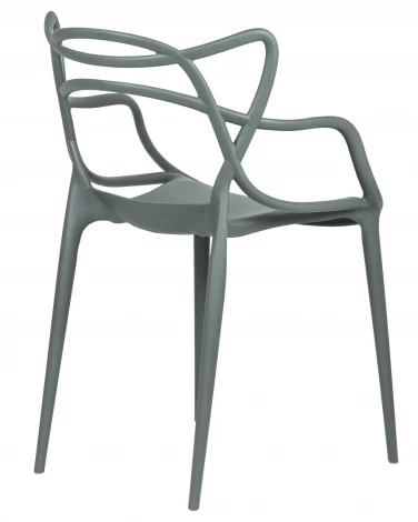 Набор 4 шт Стул обеденный DOBRIN MASTERS (тёмно-серый (GR-04)) LMZL-PP601-N_P-GR-04