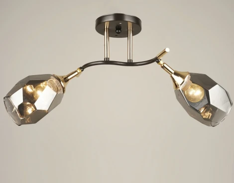 Потолочная люстра Мелодия Света SL1N P5686-2 CF+GD 000029329