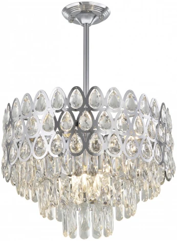 Потолочная люстра хрустальная на штанге Arte Milano Sorrento-2019 372019/7/300/460 CR (220V)