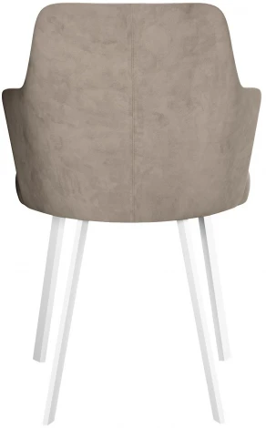 Стул 245 поворотный, К4 капучино, ножки белые Dikline 00-00064806