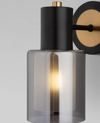 Бра Eurosvet Notion 70219/1 черный/античная бронза (220V)