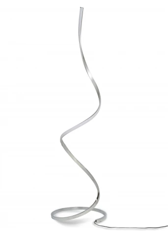 Торшер изогнутый светодиодный в виде спирали Mantra Nur 5001 (220V, диммер)