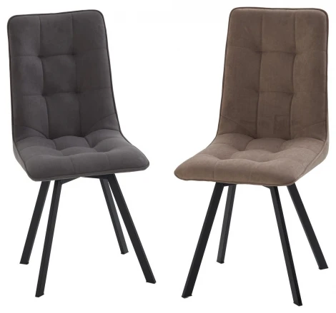 Стул ДАРЛИНГ 360 град. поворот. цвет B5 Капучино, велюр / черный каркас M-City 64742