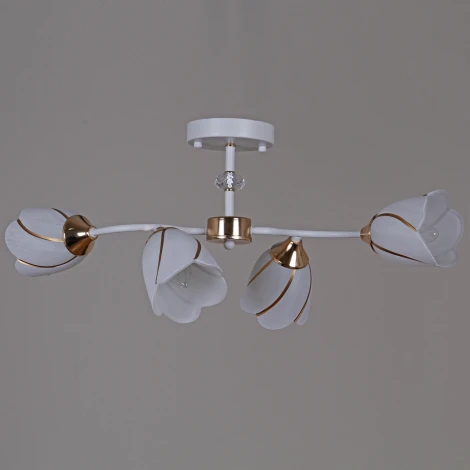 Потолочная люстра на штанге Reluce 35360-0.3-04 WH+FG