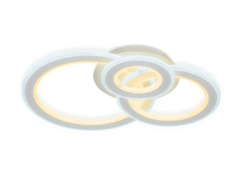 Потолочная люстра Ambrella Acrylica FA861 (регулировка яркости, LED, 220V, пульт управления, кольцо)