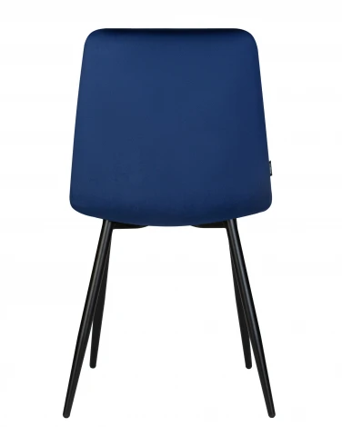 Стул обеденный CHILLY (Темно-синий Holland 60, основание черное)