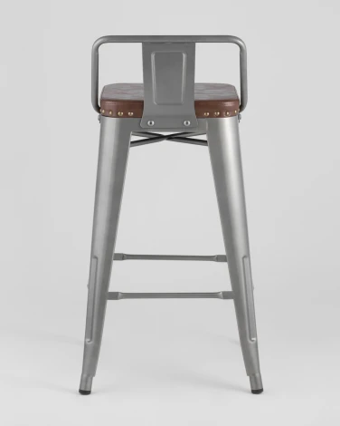 Стул полубарный Stool Group TOLIX SOFT серебристый УТ000001291