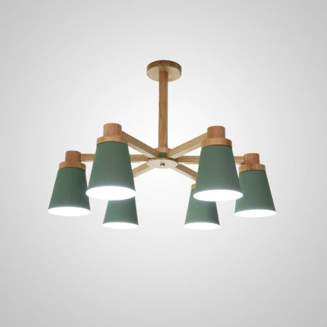Потолочная люстра Prop 6 Green ImperiumLoft Prop01 (191989-23)
