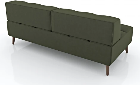 Диван Arsko Нельсон зеленый велюр