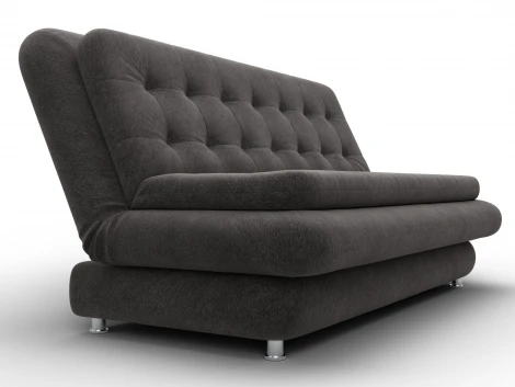 Диван-книжка Лига-123 (Металл,ЛДСП,Брус,Доска,Велюр/Темно-коричневый) Лига Диванов 137622