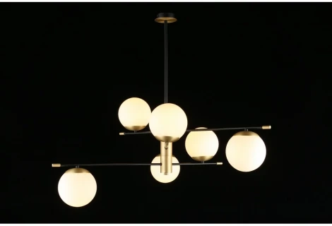 Потолочная люстра на штанге Aployt Kristina APL.313.07.06 (220V, шарики)