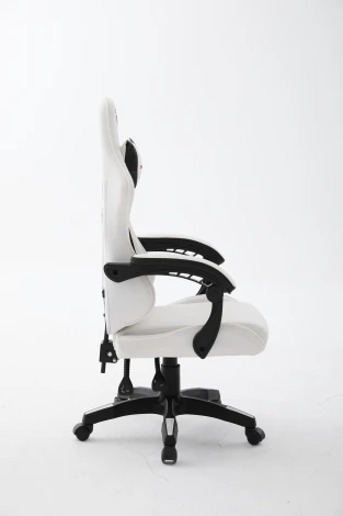 Кресло спортивное TopChairs Phantom бело-черный арт.УТ000039470