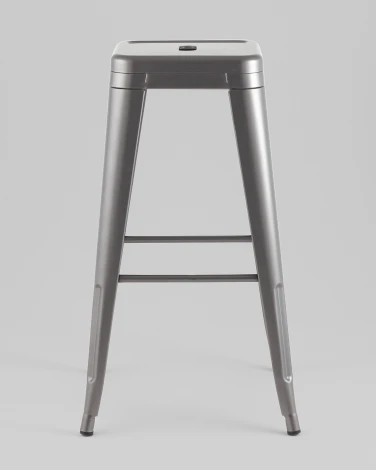 Стул барный TOLIX серебристый матовый KD Stool Group УТ000042110