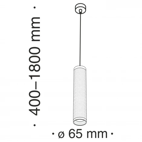 Подвесной светильник Focus Design GU10 1x50Вт Maytoni Technical P038PL-01G (220V, на проводе, круглые)