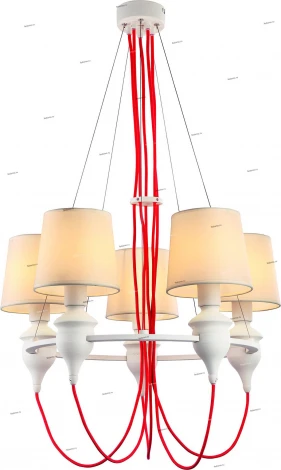Подвесная люстра Arte Lamp Sergio A3325LM-5WH
