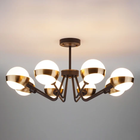 Потолочная люстра Eurosvet Jasper 70093/8 черный