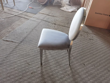 Стул обеденный IST-CASA София DC-1102, 45х42х92, серый, серебро