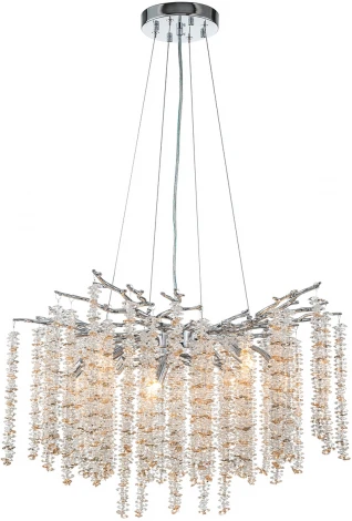 Подвесная люстра 12042/8P Chrome Indigo Fruscio V000446