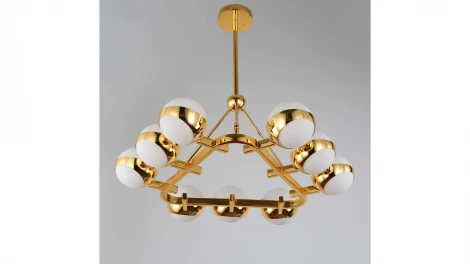 Потолочная люстра Lumina Deco Optimus  LDP 6038-9 GD