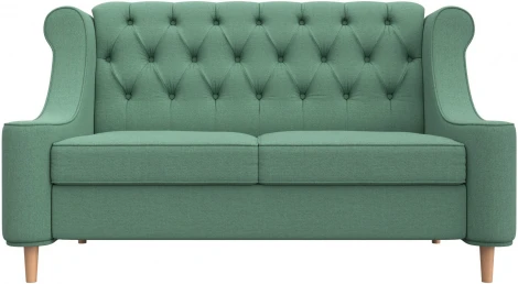 Диван кухонный прямой Бронкс (Зеленый/Рогожка) Лига Диванов арт.123731