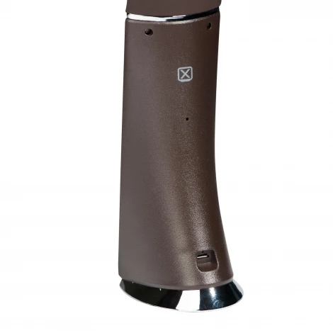 Офисная настольная лампа с термометром Uniel TLD-542 Brown/LED/300Lm/5000K/Dimmer (220V, диммер, сенсорный выключатель)