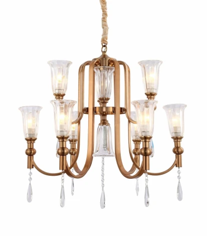 Подвесной светильник Lumina Deco Rionella LDP 8041-6+3 S.GD