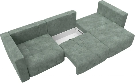 Диван прямой Лига-052 НПБ Лонг Лига Диванов (Велюр) арт.128788