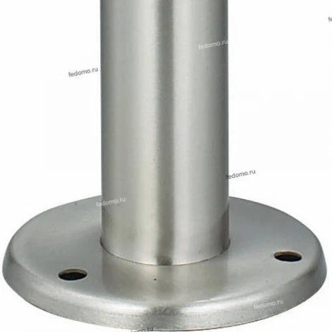 Столб уличный Horoz Akasya, 1 плафон, никель с прозрачным