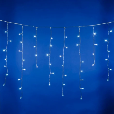 Бахрома светодиодная с эффектом мерцания, 25м. соединяемая, 440 светодиодов, белый свет Uniel ULD-B25006-440/TTK WHITE IP44