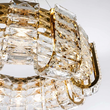 Подвесная люстра хрустальная Modelux MODELUX ML.755.16 GD