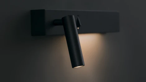 Настенный светильник (бра для чтения) Comodo 3000К 8Вт IP 20 LED Maytoni Technical C031WL-L8B3K (220V, выключатель)