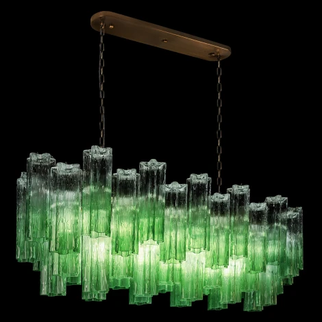 Подвесная люстар Loft It Murano 10580/1000R Clear green
