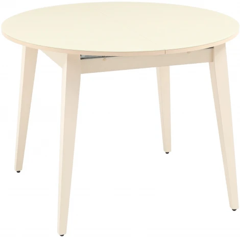 Стол обеденный раскладной 100-130 кремовый матовый Stool Group Берлин УТ000036191