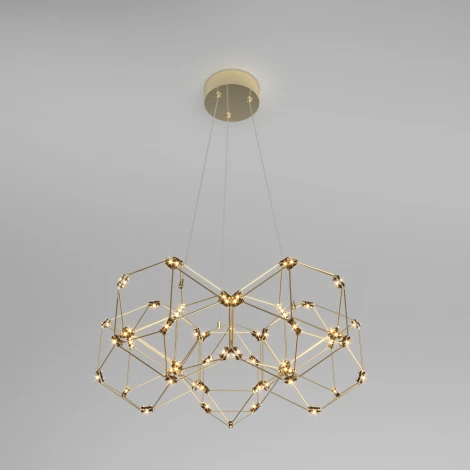 Подвесной светильник Uma 90169/5 медь Eurosvet (LED, 220V, на тросе)