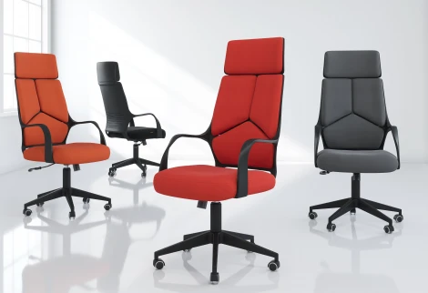 Компьютерное кресло CHAIRMAN 525 (Пластик,Ткань/Красный)