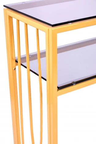 Консольный стол AllConsoles 1124-CG grey золотой