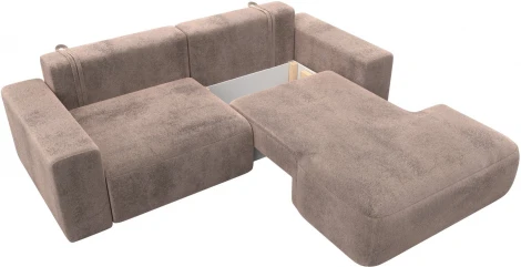 Диван угловой Лига-036 НПБ Классик правый угол Лига Диванов (Велюр) арт.127735