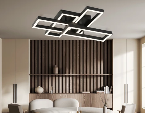 Потолочная люстра светодиодная с пультом Ambrella Acrylica FA1002