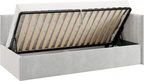 Кровать с подъемным механизмом Твикс (Тахта) 90х200 см Mebelson (ДСП/Серый) арт.170631,2173