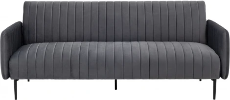 Диван прямой Stool Group Дрезден велюр серый УТ000035918