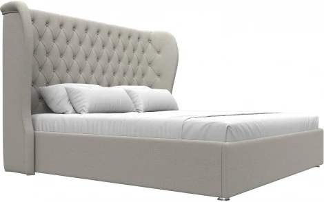 Кровать интерьерная Далия 180 (Бежевый/Рогожка) Лига Диванов арт.123076