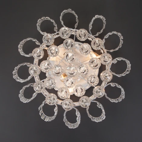 Потолочная люстра Eurosvet Charm 16017/6 белый с серебром