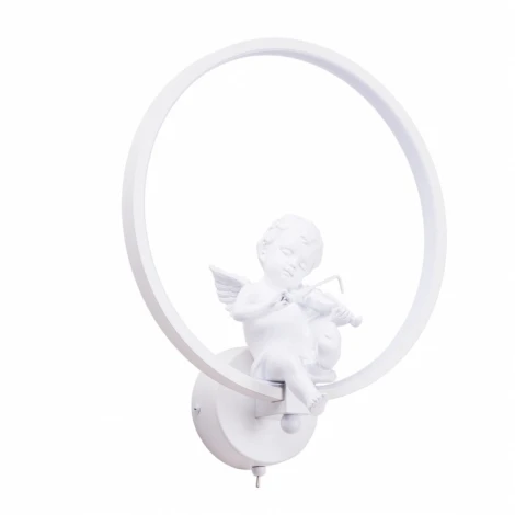 Настенный светильник Arte Lamp Paradise A6065AP-1WH (для детской, LED, 220V, кольцо, ангелы)