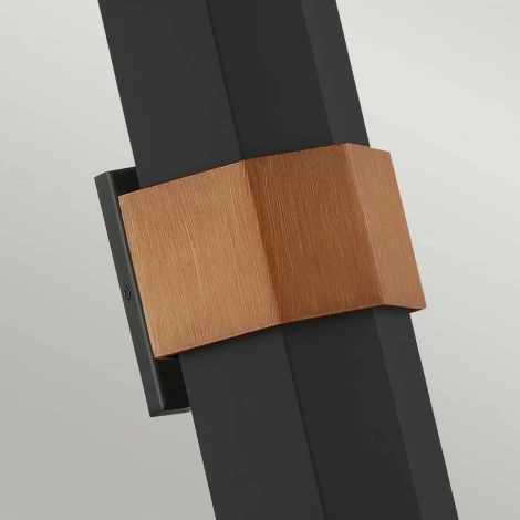 Настенный светильник уличный Quoizel Chasm QZ-CHASM-L-BKW (LED, 220V, IP44)