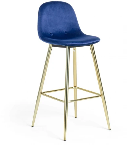 Барный стул Nilson темно-синий La Forma (ex Julia Grup) арт.067121