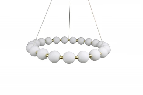 Подвесной светильник Zortes Kranz ZRS.1585.21 (LED, 220V, на тросе, шарики, бусы)