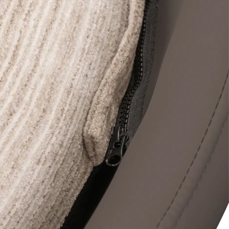 Кресло BLISS латте, экокожа, шенилл Bradex Home FR 1084