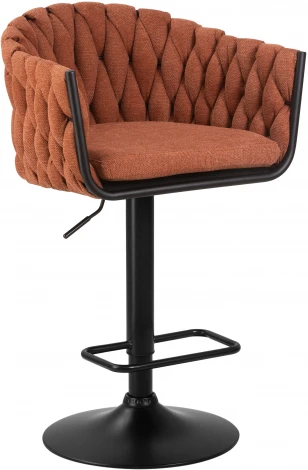 Стул барный LEON (оранжевая ткань (LAR 275-27))